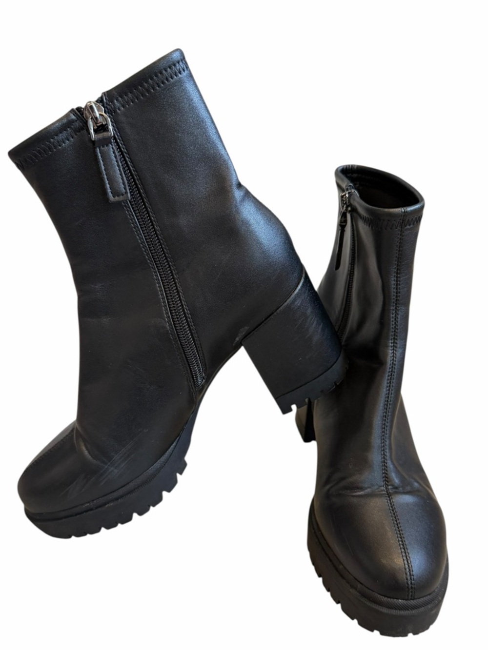 AEROSOLES EMILY ANKLE BOOTS Womens Bootie BLACK Size 7